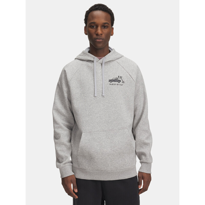 Pánská mMikina Under Armour UA Rival Fleece HBR Logo HD-GRY -