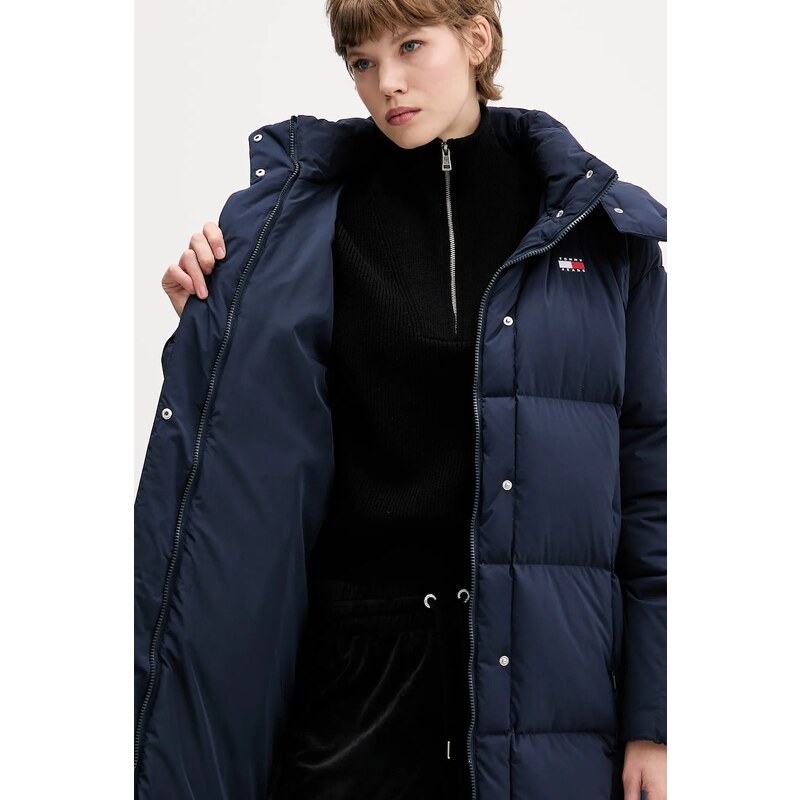 Péřová bunda Tommy Jeans