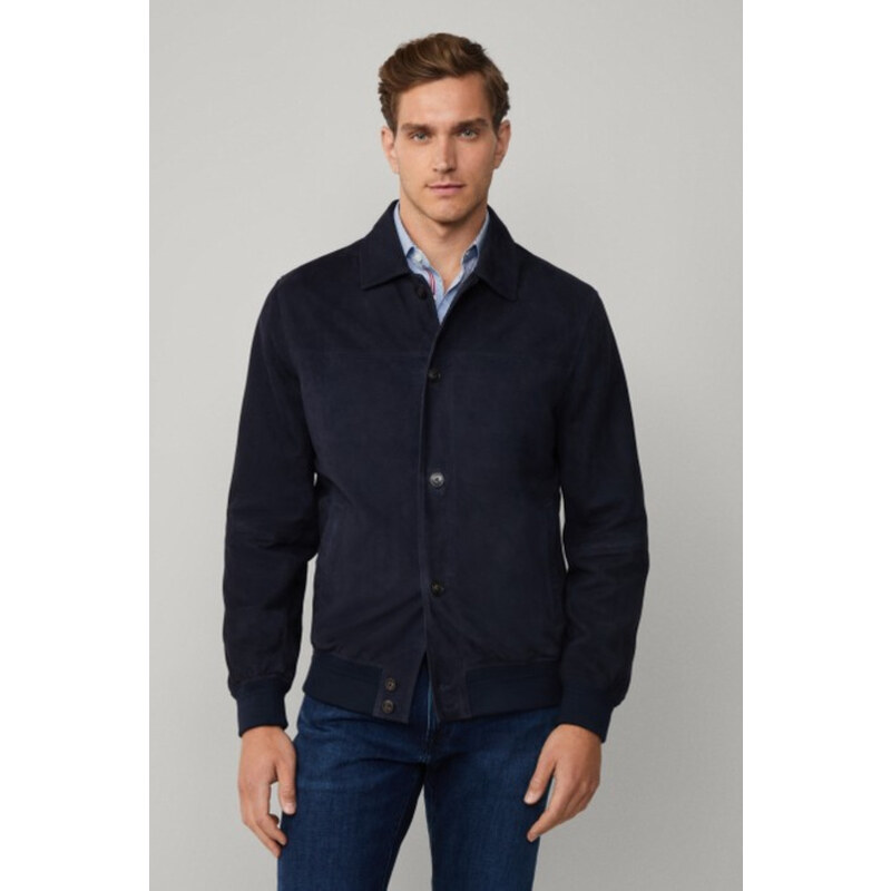 BUNDA HACKETT LONDON SUEDE BLOUSON