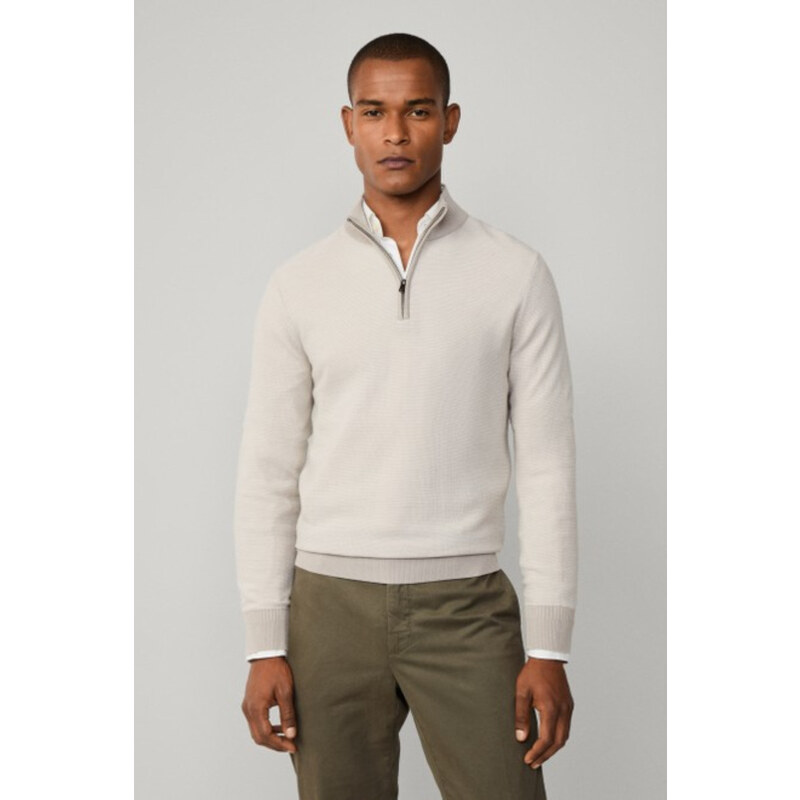 SVETR HACKETT LONDON HONEYCOMB STITCH HZIP