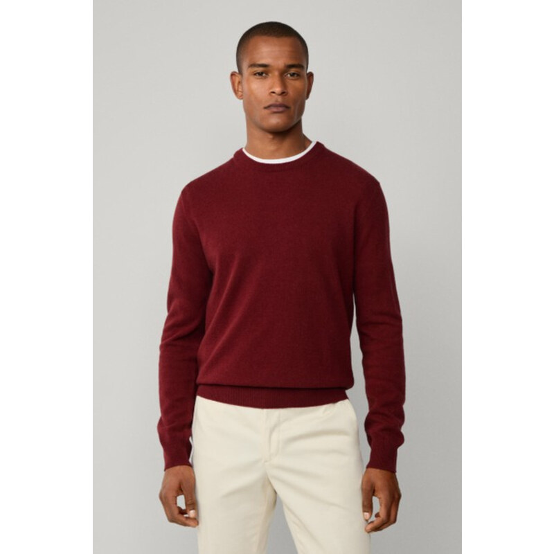 SVETR HACKETT LONDON MERINO CASH MIX CREW