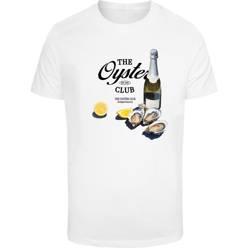 Mister Tee Tričko The Oyster Club žlutá / tmavě zelená / černá /