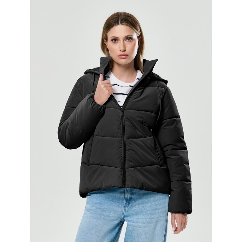Sinsay - Puffer bunda s izolací - černá 108714061