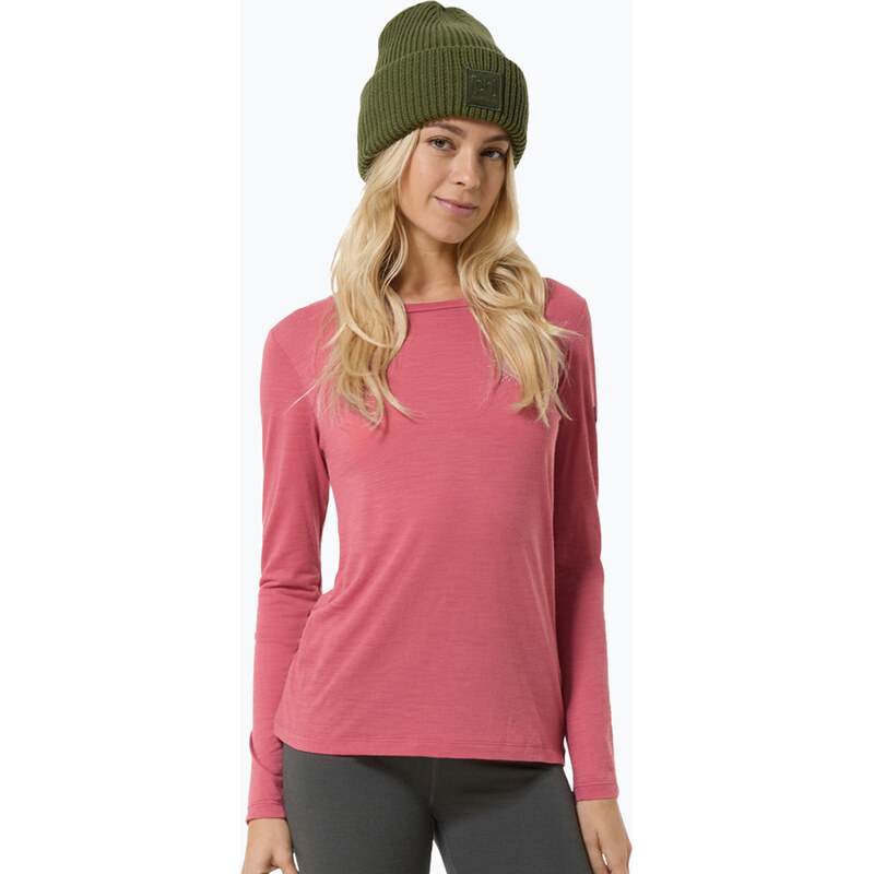 Dámské triko Longsleeve super.natural Little Heartwood mauve