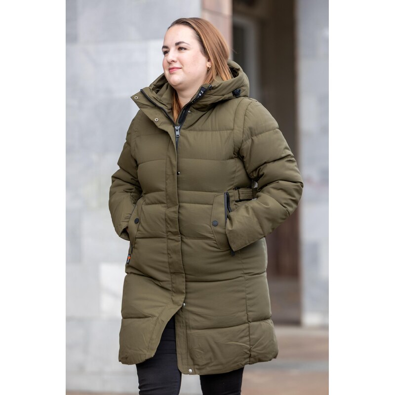 Temster Zimní kabát EVEREST [23936] Barva: Khaki, Velikost: M 99328631