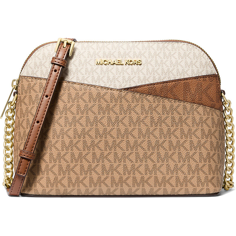 Michael Kors Kabelka Jet Set Travel Medium Color Block Signature Logo 112792653