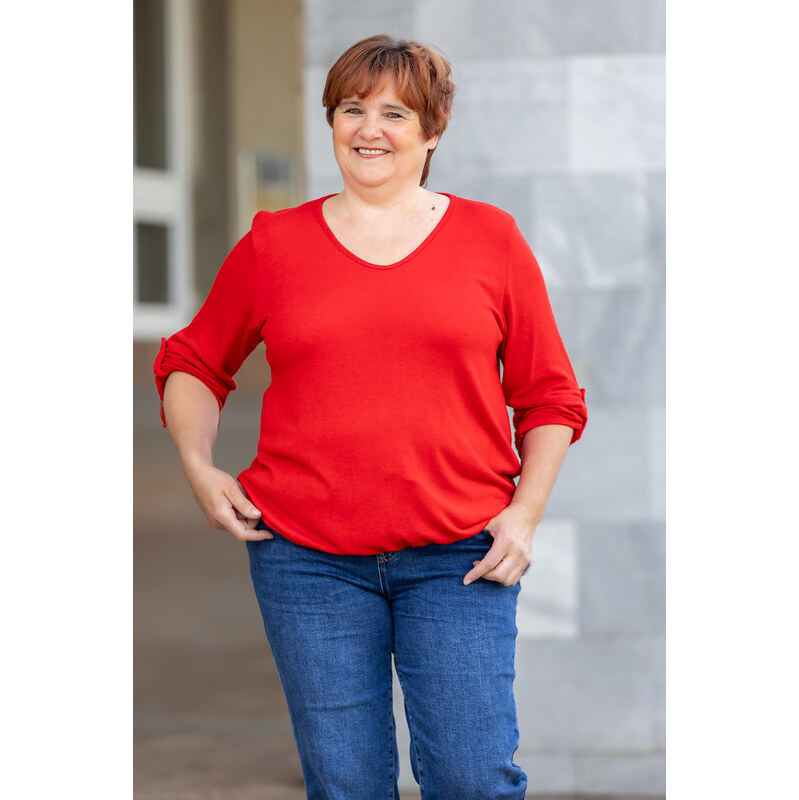 Italy fashion Tričko do gumy ROXY Barva: Fuchsiová, Velikost: UNI: 2XL-4XL