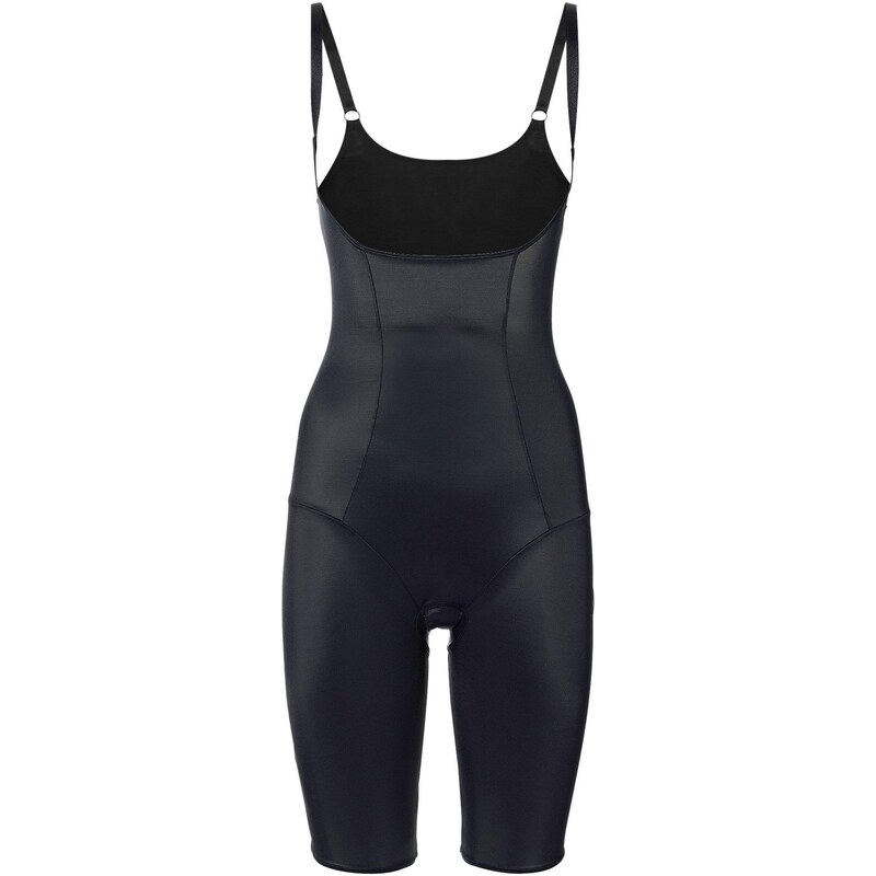 bonprix Stahovací body s nohavičkami, střední tvarující efekt černá 42314286