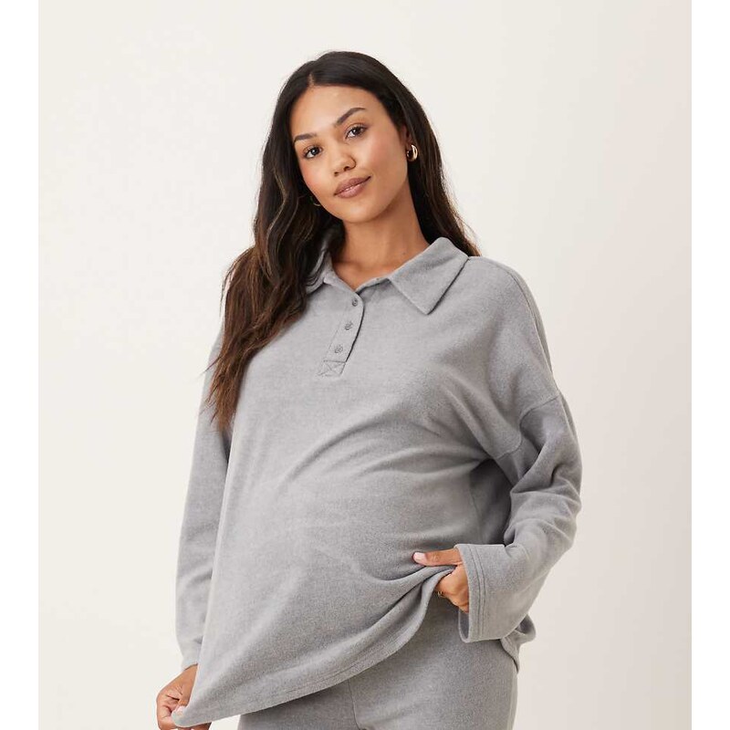 ASOS Maternity ASOS DESIGN Maternity mix & match lightweight fleece 115512126