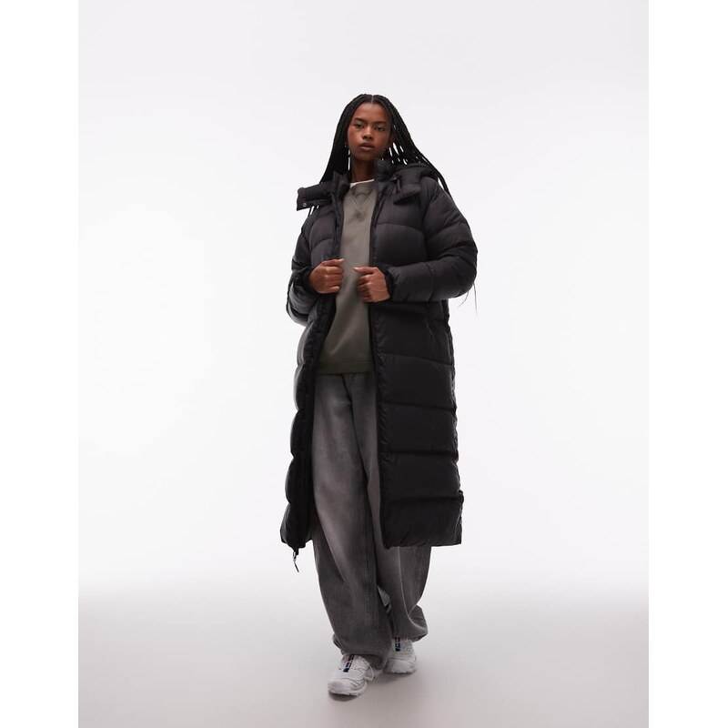 The North Face Hydrenalite City long down hooded parka in black