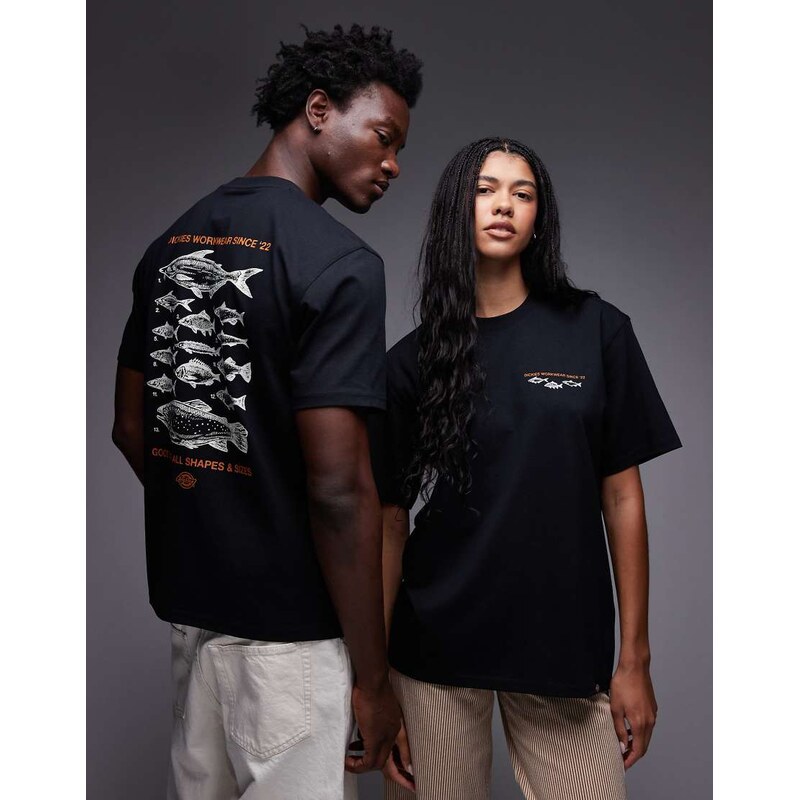 Dickies laryville graphic backprint t-shirt in black 108736478