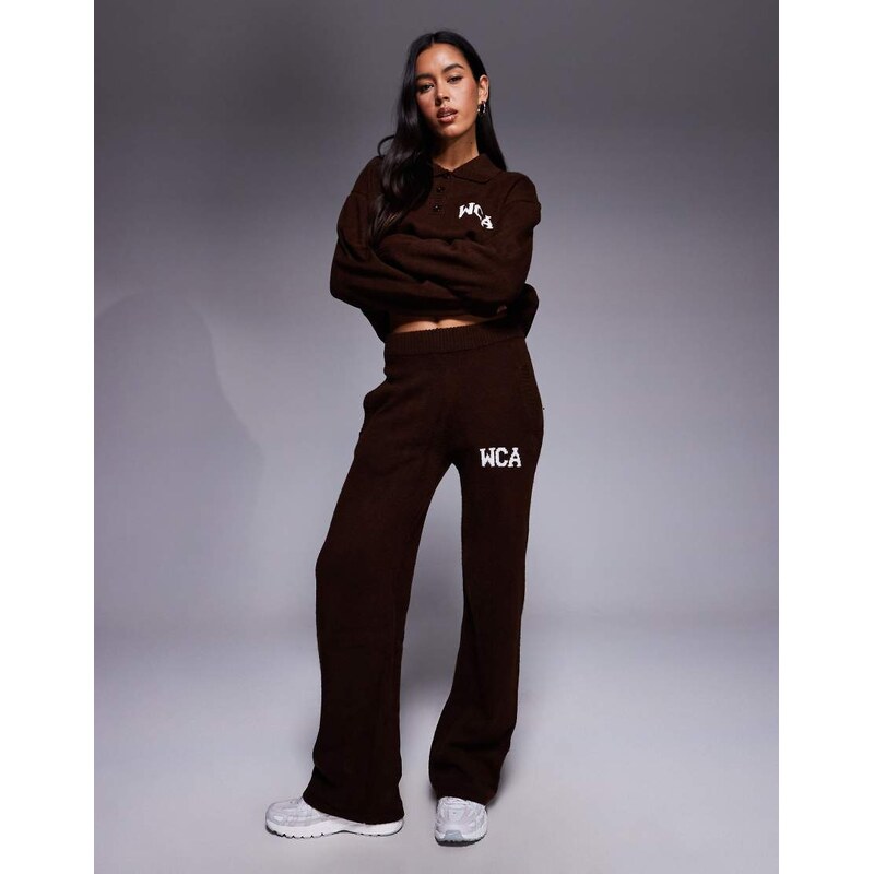 ASOS Weekend Collective Weekend Collective co-ord knitted wide leg 108736575