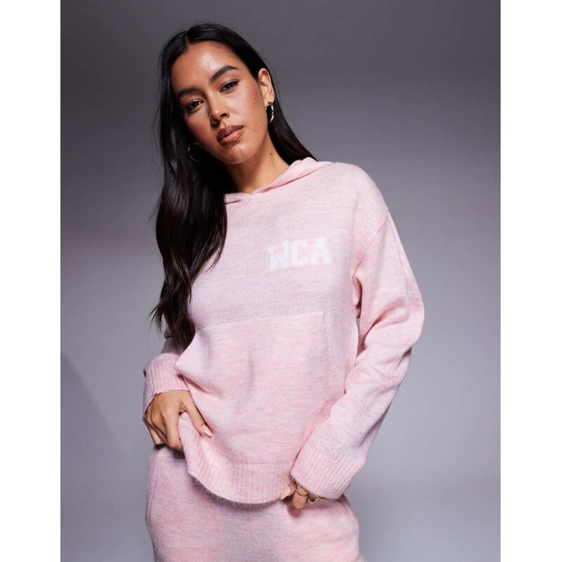ASOS Weekend Collective Weekend Collective co-ord knitted hoodie with 108736576