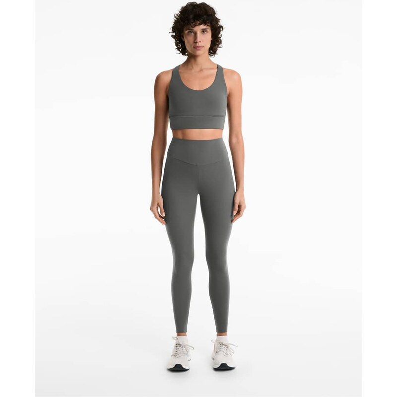 OYSHO Comfortlux high-rise ankle-length leggings in dark anthracite 108737025