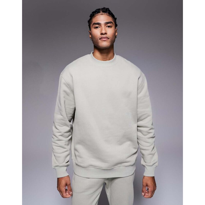 ASOS DESIGN co-ord premium heavyweight oversized sweatshirt
