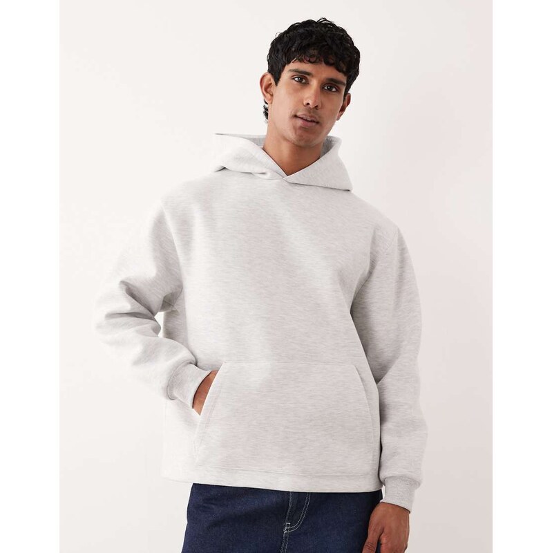 ASOS DESIGN heavyweight relaxed hoodie in scuba-style fabric in