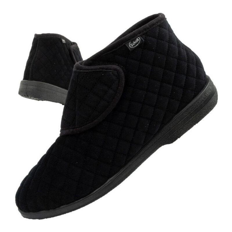 Scholl Lili Ankle zateplené pantofle na suchý zip W F301741004