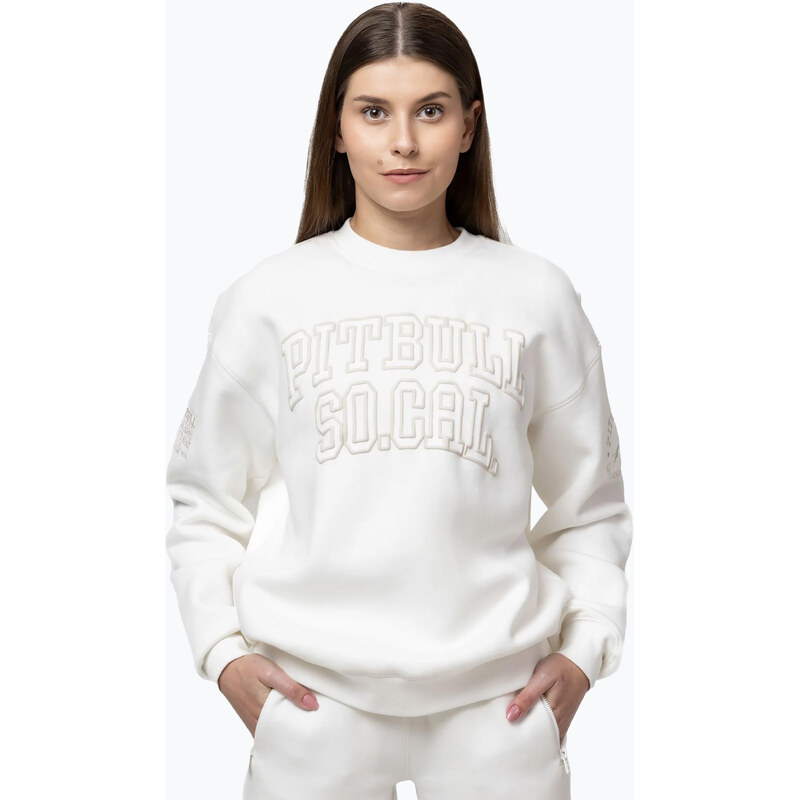 Dámská mikina Pitbull Crewneck Fiora off white