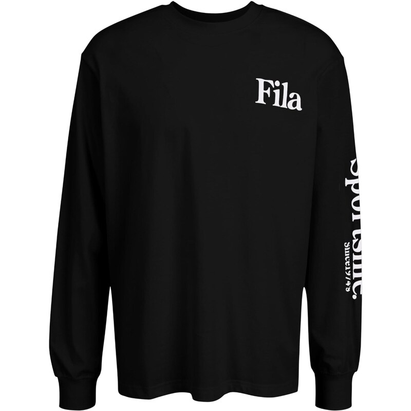FILA Funkční tričko LAON černá / bílá
