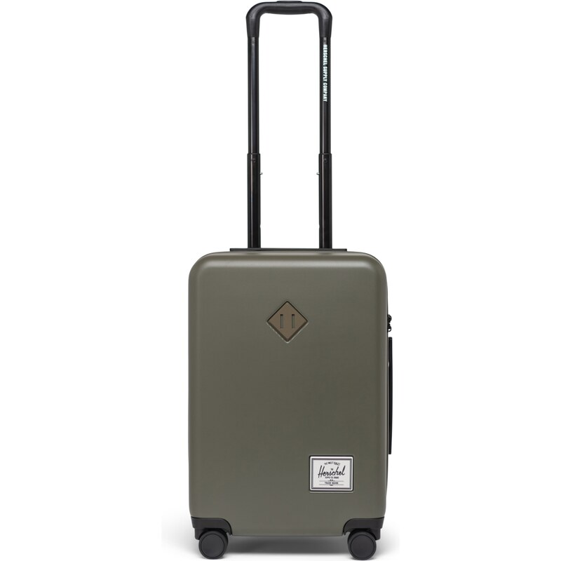 Herschel Kufr na kolečkách Heritage khaki / bílá 108743215