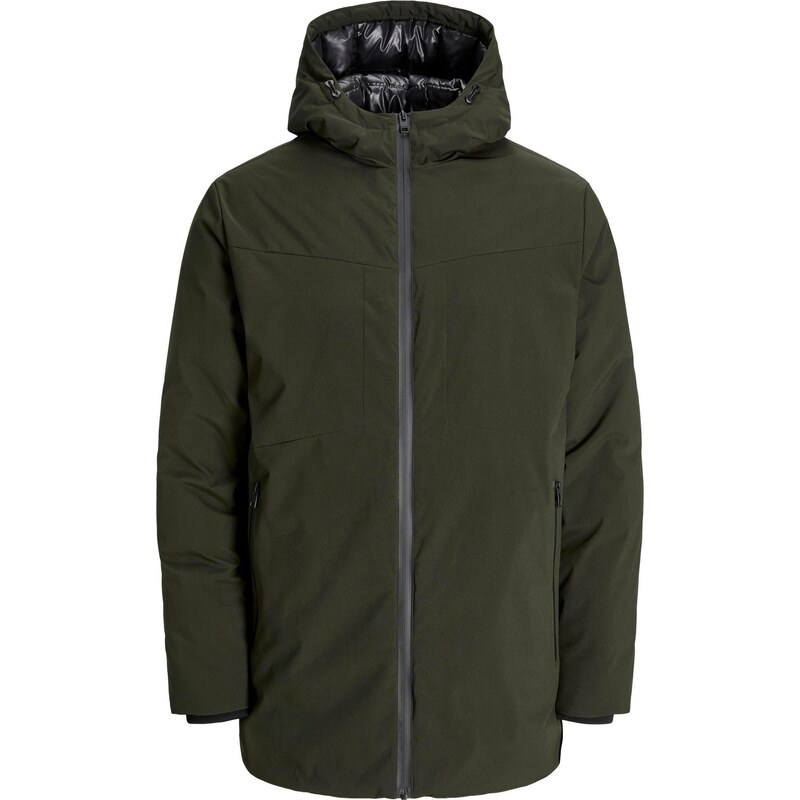 JACK & JONES Zimní parka JWHPlanet tmavě zelená