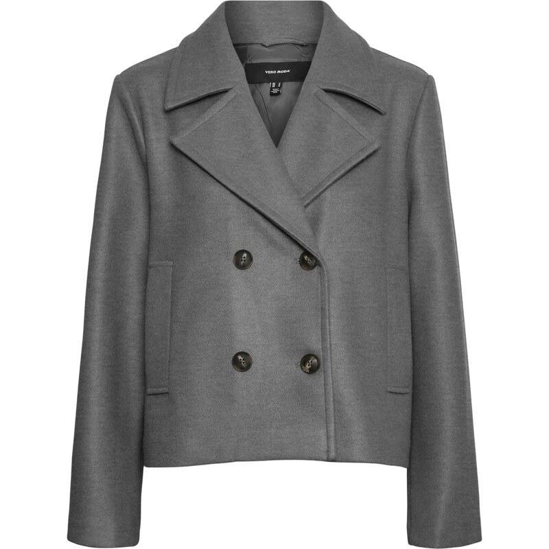 VERO MODA Přechodná bunda 'VMVINCEMIA' šedý melír