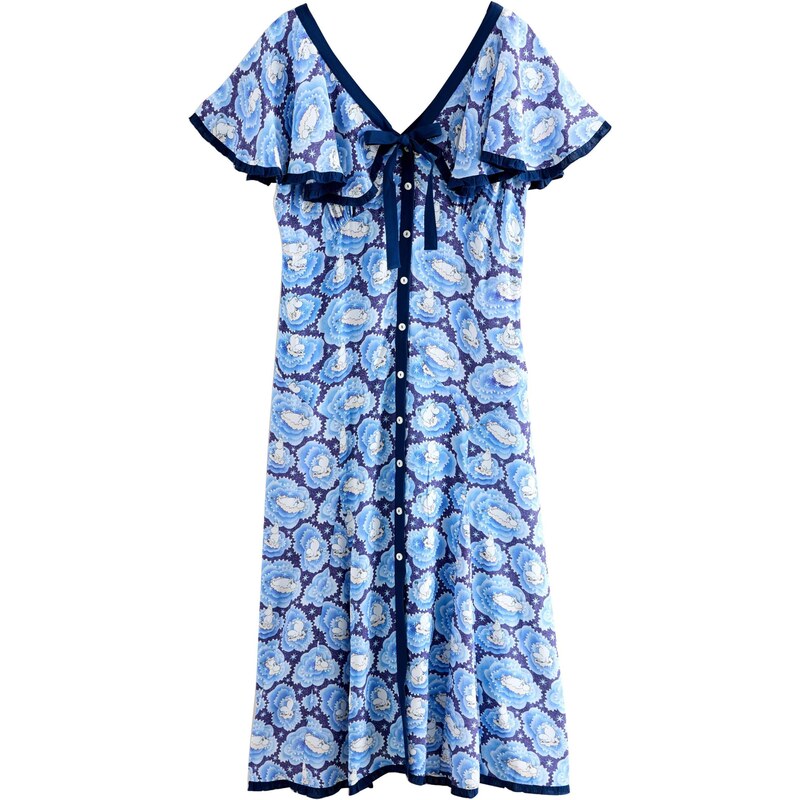 Cath Kidston Košilové šaty světlemodrá / tmavě modrá / bílá 108779988