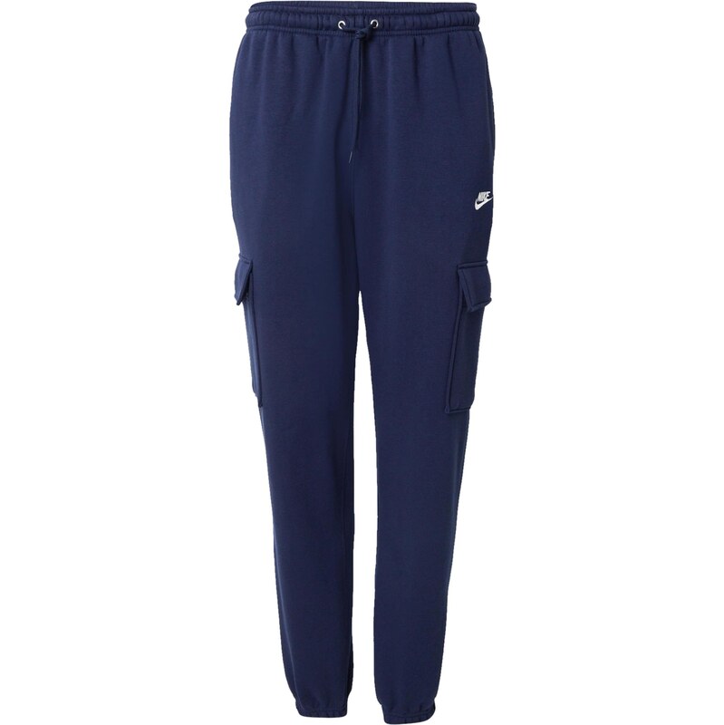Nike Sportswear Kalhoty CLUB marine modrá / bílá