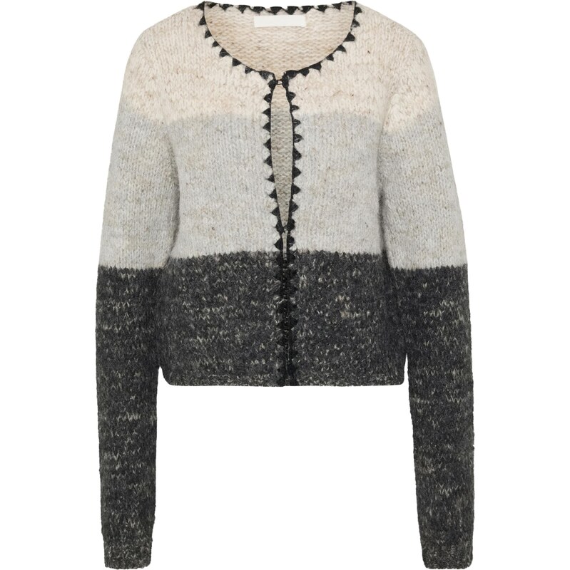 Vero Moda Tall Kardigan 'VMJENNA' béžový melír / šedá / šedý melír