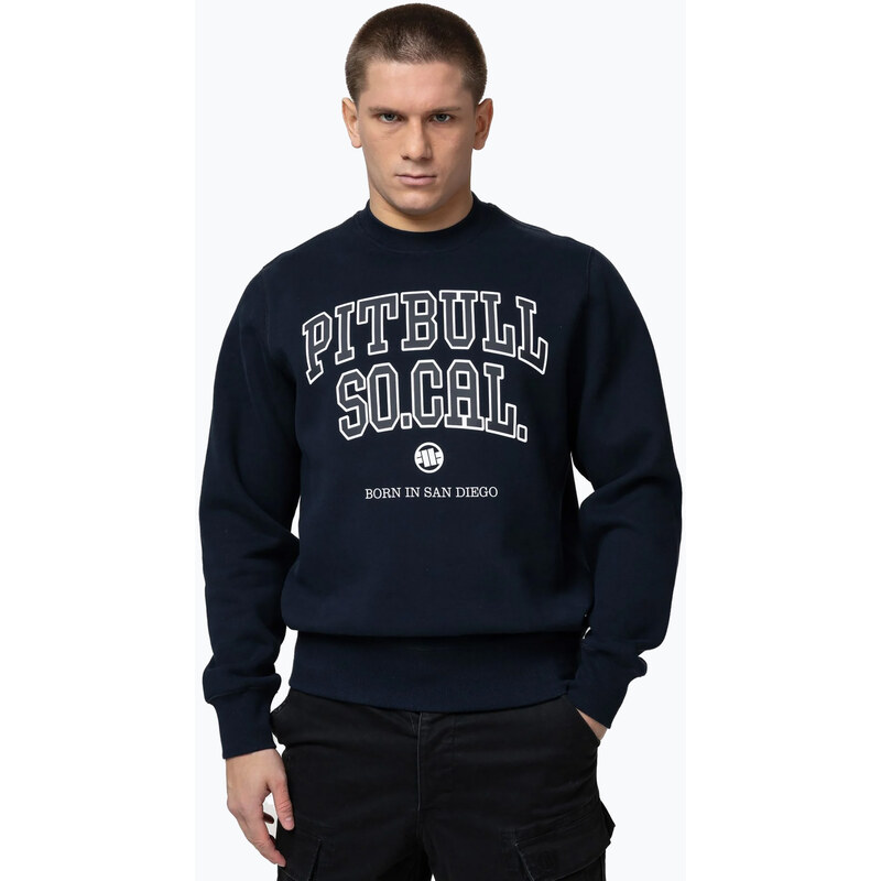 Pánská mikina Pitbull So Cal Crewneck dark navy