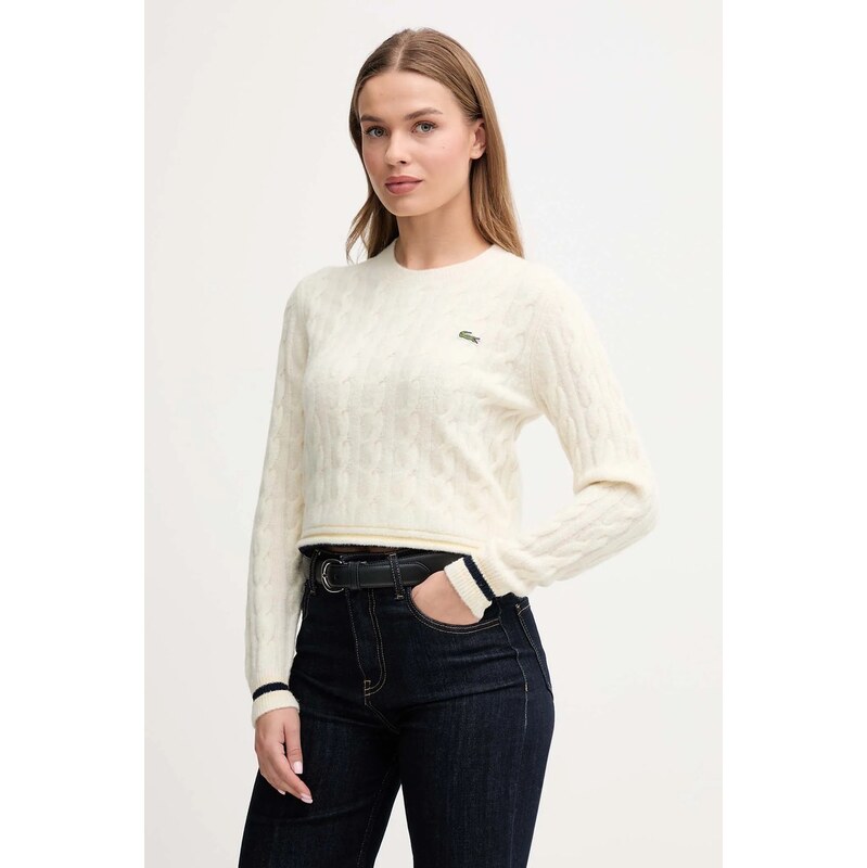 Svetr s příměsí vlny Lacoste 108749172