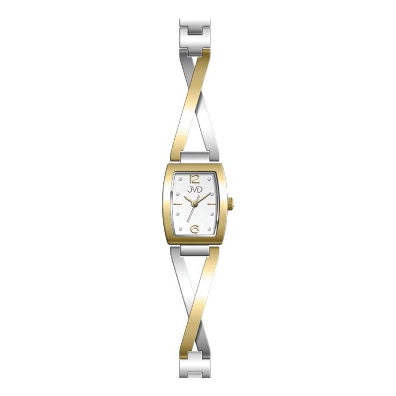 JVD Dámské zlacené ocelové elegantní hodinky JVD J4205.2