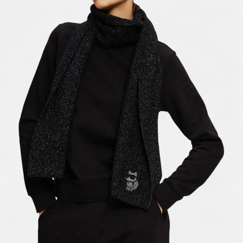 Dámská šála Karl Lagerfeld K/IKONIK M56436 114632043