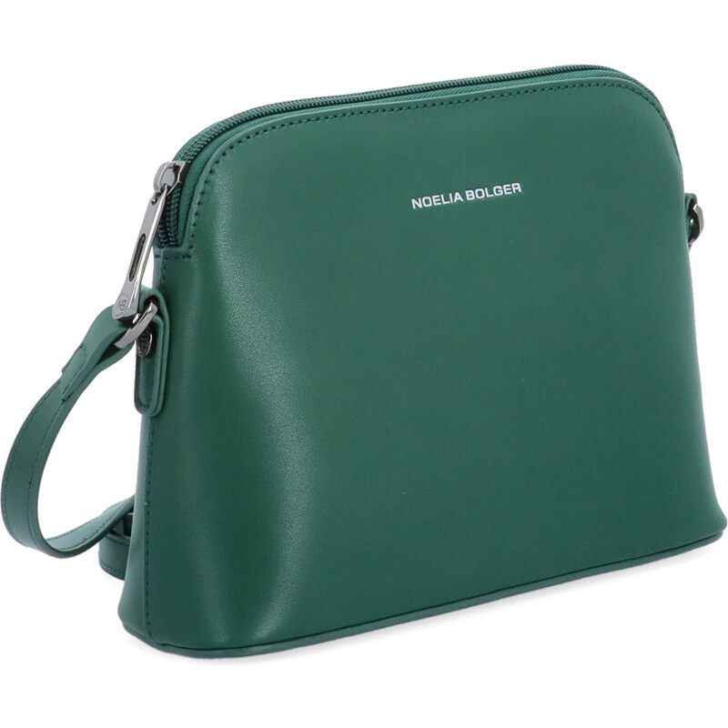Kožená kabelka crossbody Noelia Bolger zelená NB 0096 TZE