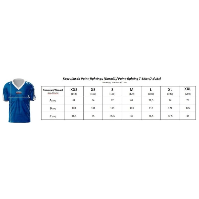 Tričko MASTERS pro model 21352318 - Point