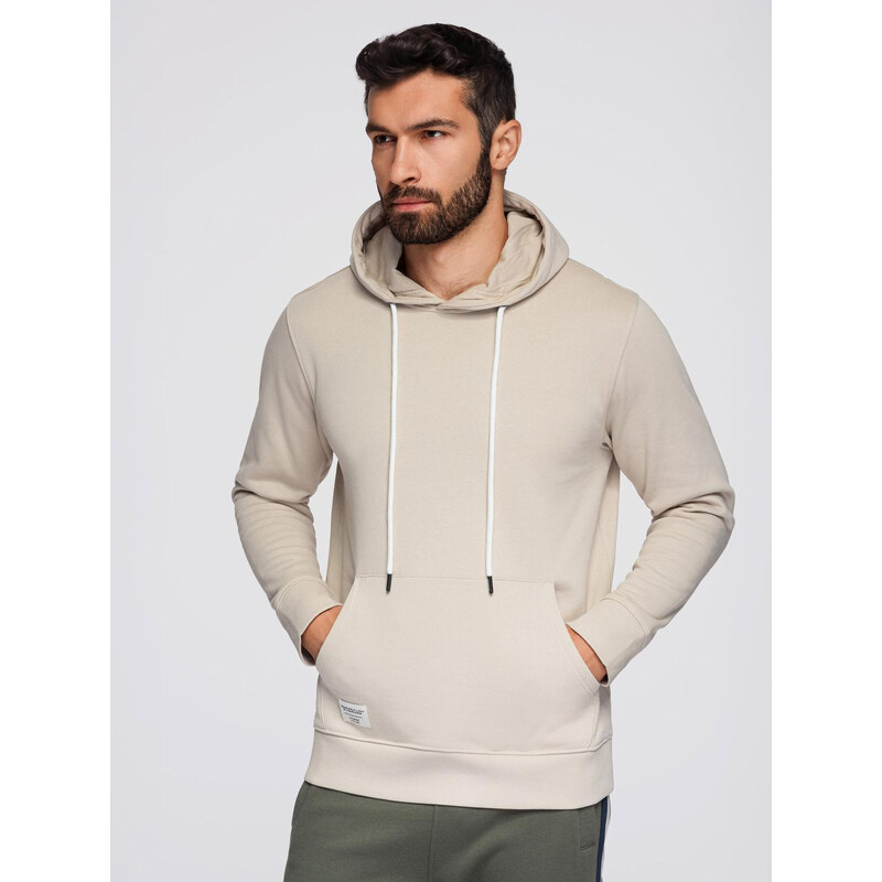 Ombre Mens BASIC kangaroo hooded sweatshirt