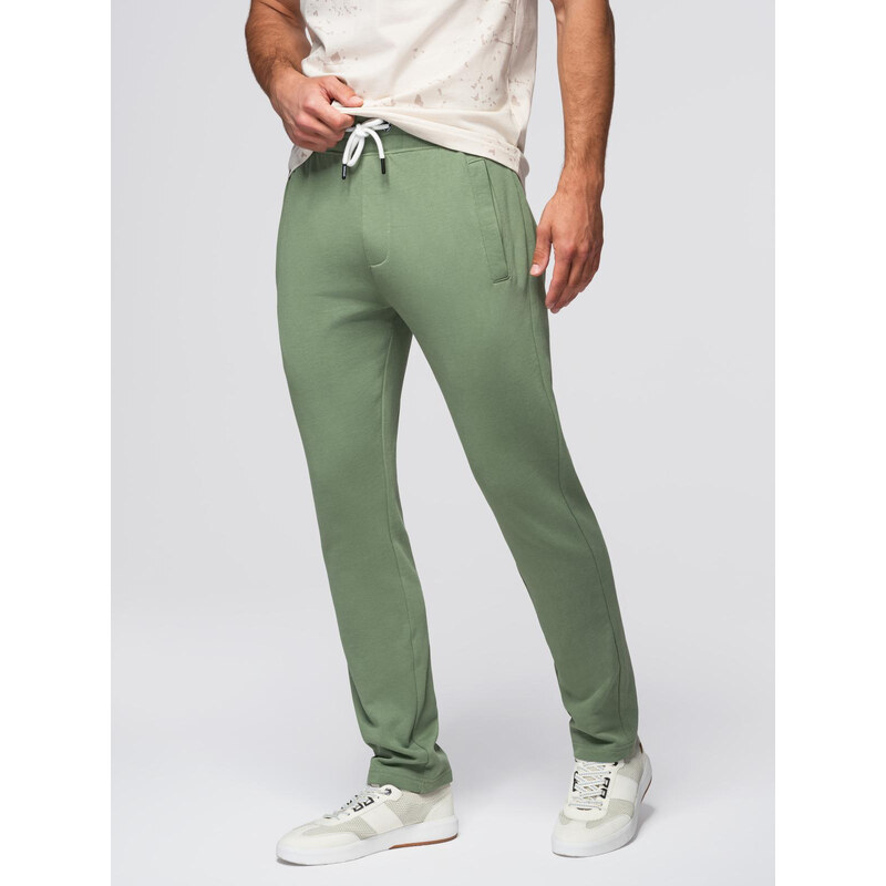 Ombre Mens sweatpants with unlined leg - green