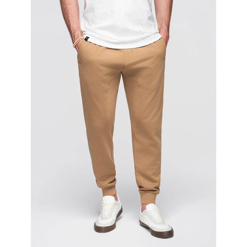 Ombre Mens jogger sweatpants - brown