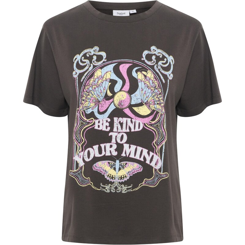SAINT TROPEZ Tričko světlemodrá / žlutá / tmavě šedá / pink 108763202