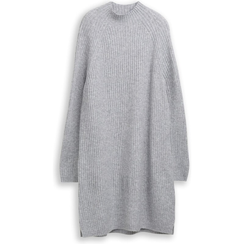 TOM TAILOR DENIM Úpletové šaty světle šedá 108772803