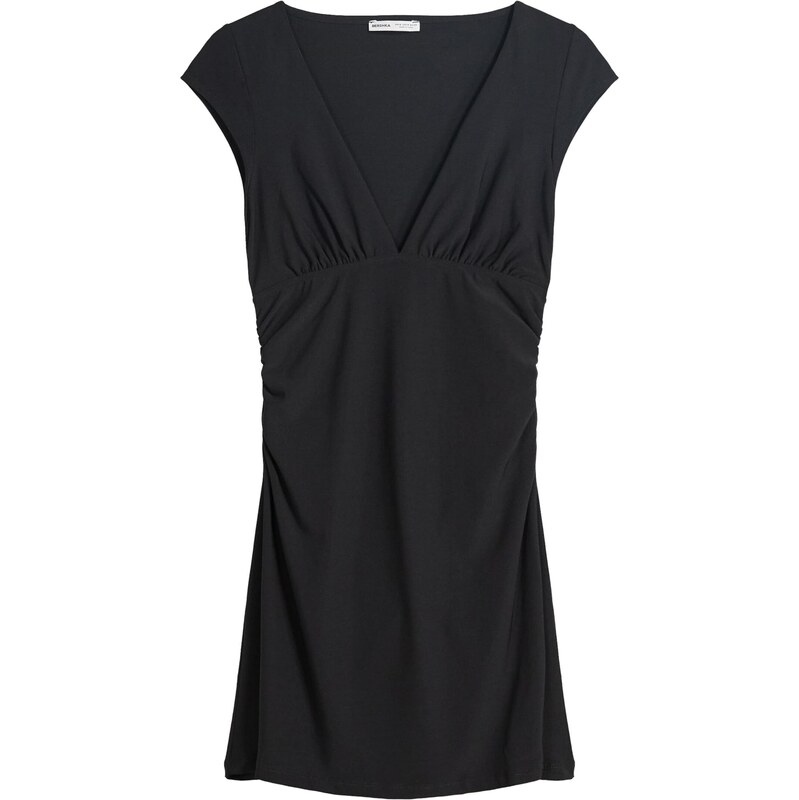 Bershka Šaty černá 108775089