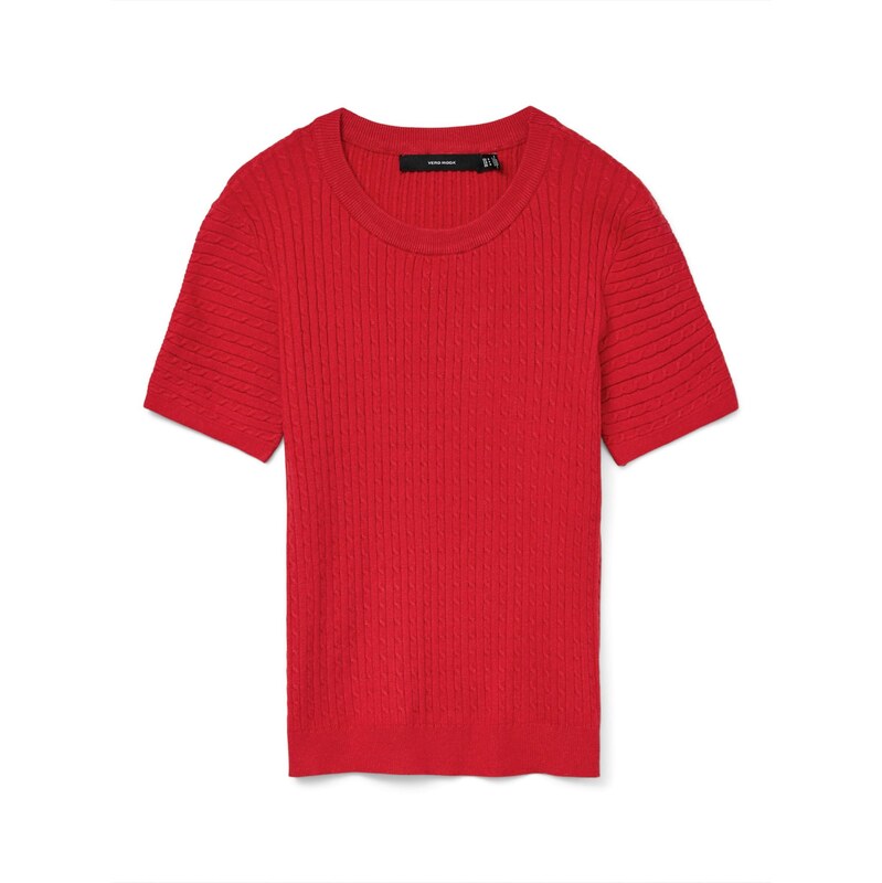 VERO MODA Svetr 'VMMIRLA' tmavě červená