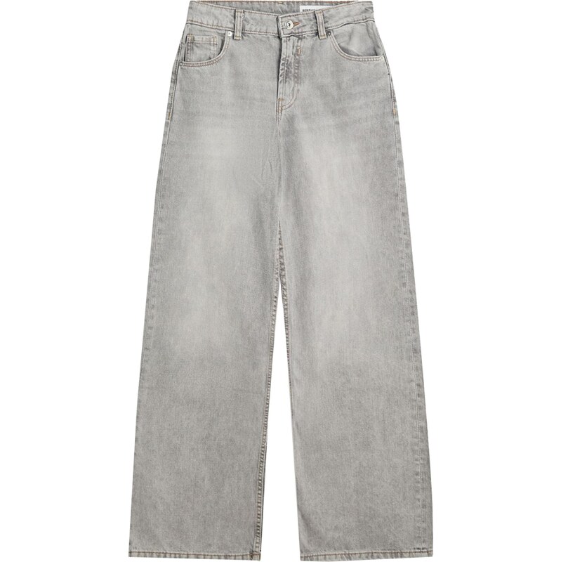 Bershka Džíny světle šedá 108779506