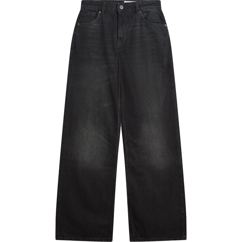 Bershka Džíny černá džínovina 108779522