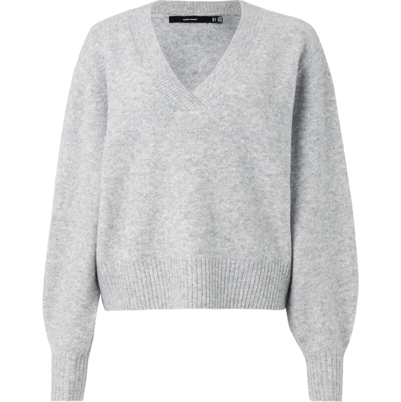 VERO MODA Svetr VMBoom světle šedá