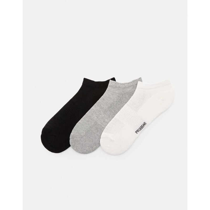 Pull&Bear Pack of 3 ankle socks in others-Multi
