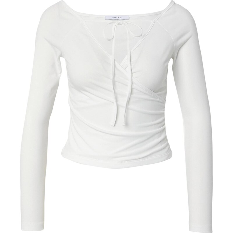 ABOUT YOU Tričko Evelyn offwhite