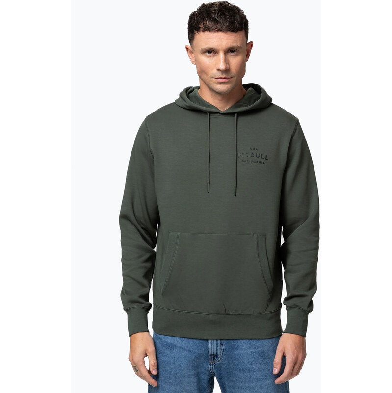 Pánská mikina Pitbull Sampson Hooded Sweatshirt old green