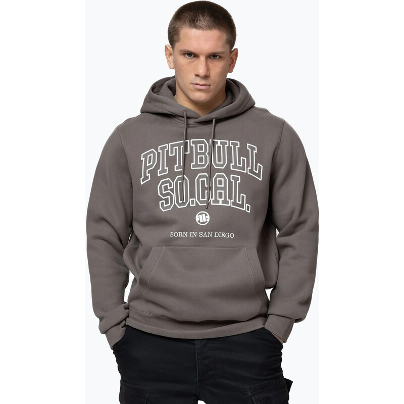 Pánská mikina Pitbull So Cal Hooded taupe