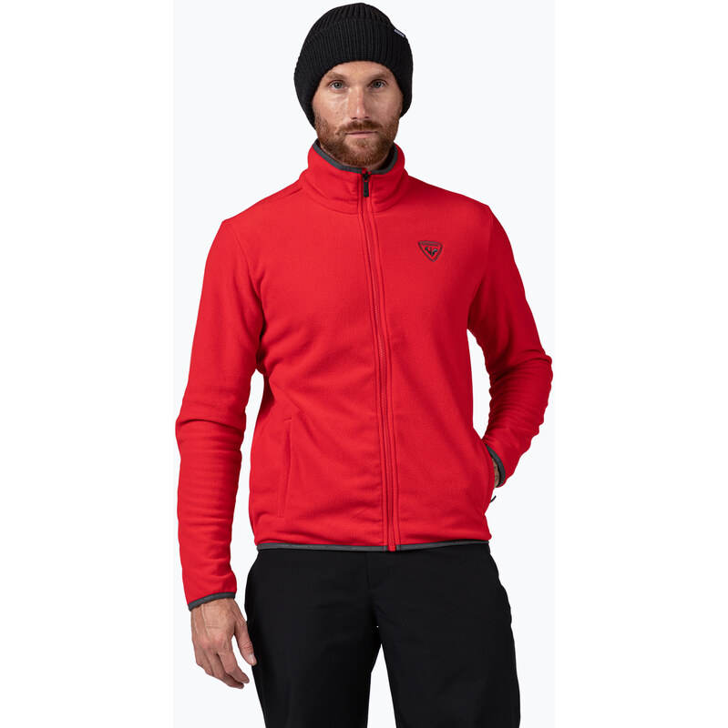 Pánská mikina Rossignol Strawpile Fleece Fz sports red